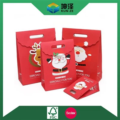 کیسه کاغذی هدیه کریسمس